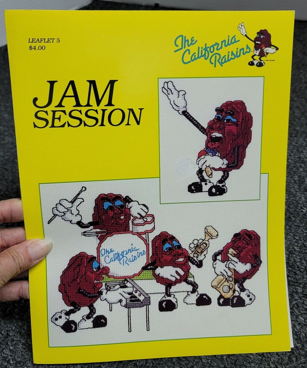 Jam Session California Raisins Cross Stitch Pattern Jary Just Cross Stitch #5